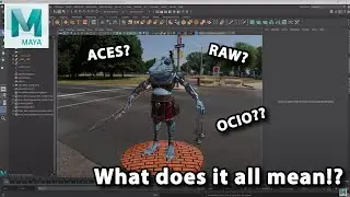 Color Management in Maya: Setting up a scene