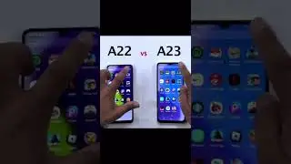 SAMSUNG A22 vs A23 Speed Test 