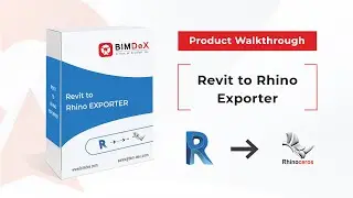 How to export Revit model inside Rhino | Revit to Rhino Exporter Product Walk-through