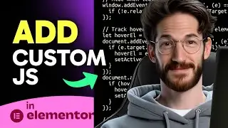 How to ADD CUSTOM JS in Elementor (Step by Step)