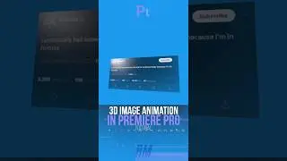 3D Image Effect in Premiere Pro Tutorial