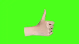 Green screen hand like