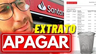 Como APAGAR EXTRATO SANTANDER?