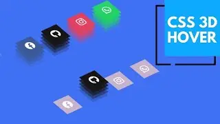 Creating Cool Hover Animations with CSS || CSS 3D Hover