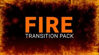 Fire transition pack | Green Screen