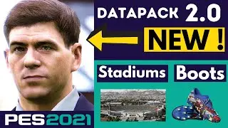PES 2021 DATAPACK 2.0 UPDATE - EVERYTHING NEW! BOOTS, STADIUMS, FACES | PES 2021 NEWS