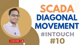 SCADA Tutorial 10 - Diagonal Movement in SCADA Graphics | Diagonal Movement in Intouch SCADA