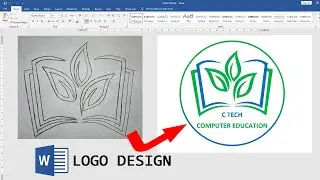 How to Logo desin in ms Word  pencil ki help se logo kaise banaen in ms word