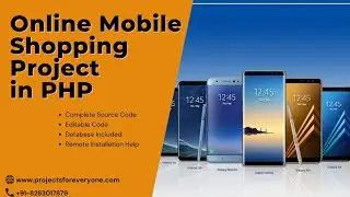 Online Mobile Shopping Website Project in PHP with MySQL