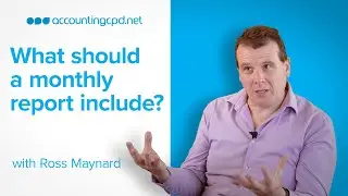 What should a monthly report include?
