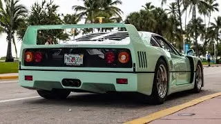 Filming A Multi Million Dollar Ferrari F40 Through Miami...