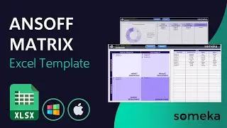 Ansoff Matrix Template | Create Ansoff Growth Matrix in Excel | Product-Market Growth Matrix