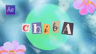 Cutout Letters || Tutorial After Effects