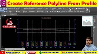 Create Reference Polyline from Profile | Raise or lower surface profile | Vertical Offset Profile