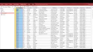 (b) Changing field names and forming relationships