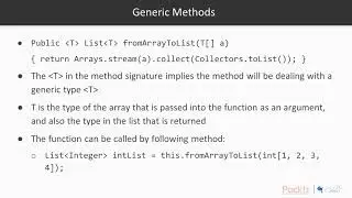 Learning Java 9 - Functional Programming: Intro to Generic Functions & Classes| packtpub.com