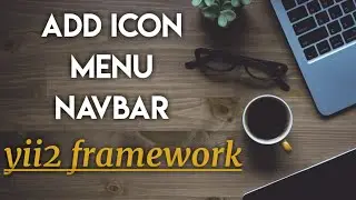 How to add icon image in yii2 framework navigation menu - Yii2 Framework 