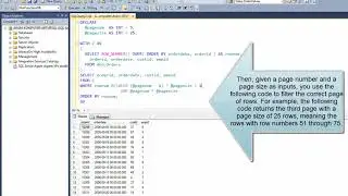 SQL Server Window Functions: Paging (Lesson 5)
