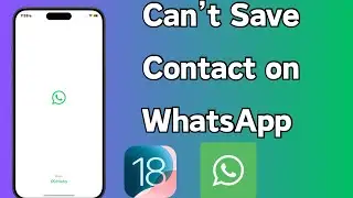 How to Fix Can’t Save Contact Right Now on WhatsApp | 2024