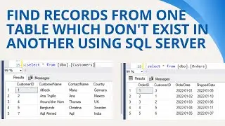 41 How to find records which are not in another table in sql