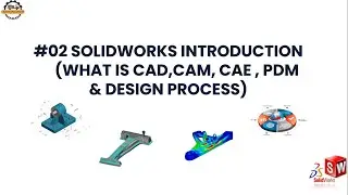 SolidWorks Tutorial - Introduction To CAD, CAM, CAE, PDM & Design Process