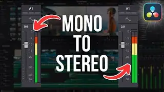 How To Change Audio From Mono To Stereo In DaVinci Resolve