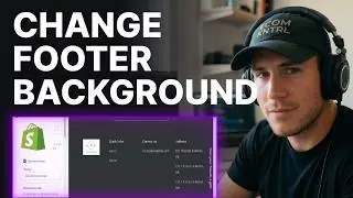 How to Change Footer Background to an Image in Shopify (2026) | Step By Step Setup