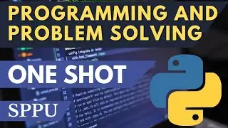 PPS Unit 1 One Shot | SPPU | Problem Solving, Programming & Python Programming | #python #sppu #pps
