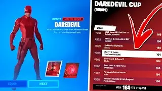 How I Got the Daredevil Skin EARLY in Fortnite! (Daredevil Cup Gameplay)