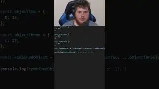 How to combine two objects in Javascript in one line