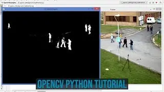 OpenCV Python Tutorial For Beginners 39 - How to Use Background Subtraction Methods in OpenCV