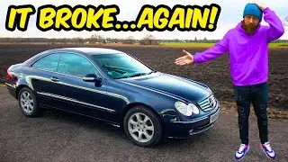 Fixing my cheap Mercedes CLK AGAIN! Rocker cover CRACKED!! - CLK ep 7