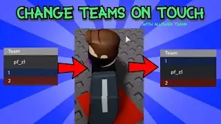 Change Teams On Touch, with allowed teams |  Roblox Studio