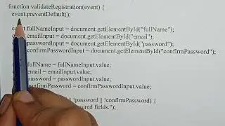 Basic Validation of a HTML form using Javascript | Internet Programming Anna University Tamil