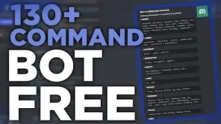 How to Make a 24/7 Discord Bot with No Coding for Free! 130+ Commands 2022!