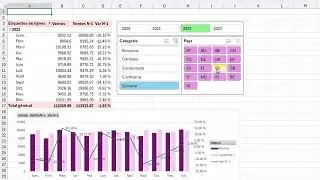 How to compare period N with N-1 in Excel dynamically?