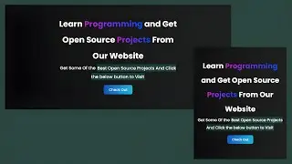 Create an amazing hero section with text gradient effect in CSS