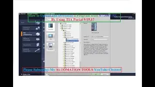 How to Upload and Download a PLC Program from S7-300 CPU by Using TIA Portal V15.1 with MPI Adapter?
