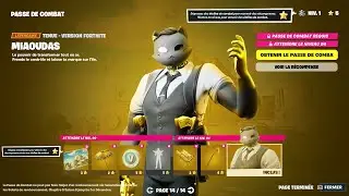 PASSE DE COMBAT CHAPITRE 2 REMIX sur FORTNITE !! (TOUS LES PALIERS)