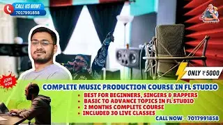 Complete Music Production Course In Fl Studio || All Types Of Music & Genres || Home Studio Setup