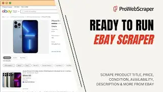 Ready To Run eBay Scraper