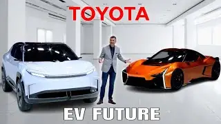 Toyota new battery and fuel cell electric vehicles presentation 2023
