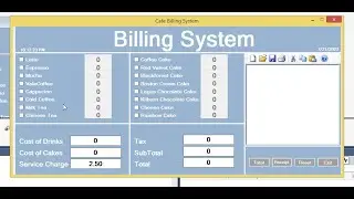 Simple Billing System in C#