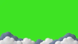 Cloud for Kids Green Screen Video