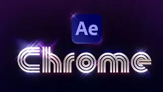 Create Retro Chrome Type in After Effects