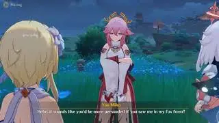 Do you realize we can see Yae Miko's fox form?