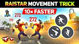 Raistar 10× Faster Movement + Headshot Trick in Mobile 💀| How To Increase Movement Speed | Free Fire