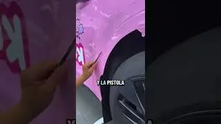 Una Tesla Model Y rosa con 3215 personajes: el sueño de una niña de 6 años, ¡y qué padre quedó, wey!