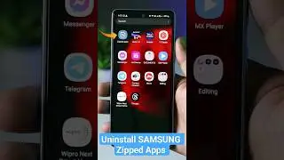 Samsung Zipped Apps Uninstall | Zipped App Ko Uninstall Kaise Kare | Zipped Apps Uninstall