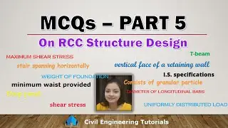 MCQs On RCC STRUCTURE DESIGNS | MCQ PART 5 | Civil Engineering | UPSC AE, GATE, SSC JE